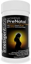 Laboratoare inteligente Multivitamine prenatale feminine, 25 Vitamine esentiale sarcina si minerale, cu 5-MTHF activat Folat, Active B12 si B6, Usor de luat, 2 luni de aprovizionare