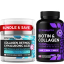 Pur și simpluVital Biotin, Colagen & Retinol Bundle 
