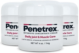 Penetrex Joint & Muscle Terapie - Soothing Confort pentru spate, gât, mâini, picioare - Premium întreg corpul Rub cu Arnica, vitamina B6 MSM & Boswellia - 4oz Cream (3 ambalaj)