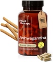 Terapia plantelor Capsulele Ashwagandha fabricate în SUA 4 luni Aprovizionare promovează relaxarea şi echilibrul emoţional Suplimente pentru femei şi bărbaţi 120 Capsule vegetariene