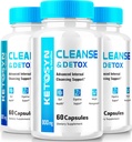 (3 ambalaj) Ketosyn Cleanse & Capsulele de dezintoxicare, Ketosyn pastile pentru pierderea în greutate avansată, puterea maximă Keto Blend Supplement suport, Keto Syn internă de curățare Pastillas Recenzii (180 capsule)