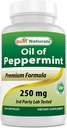 Cel mai bun naturals Peppermint ulei Bowel Soothing Dietary Supliment, 250 mg, 120 Conte