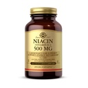 Solgar Niacin (Vitamin B3) 500 mg, 100 capsule vegetale - Metabolism energetic - non-GMO, Vegan, Gluten Free, Dairy Free, Kosher - 100 Servings