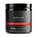 Toniiq Ultra capsule de înaltă puritate Alpha GPC - 600 mg Formula concentrată - 90% + Nootrop foarte purificat şi biodisponibil - 120 capsule Alpha GPC Supliment