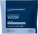 Îmbunătățirea vieții Wow băutură pulbere cu B12, Niacin, Cafeina, Taurina, Fenilalanină, Vitamina C, & Multivitamine - praf anti-îmbătrânire cu Boost Creier Low-Calorie - 60 Serviri