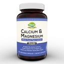 Suplimentul de calciu și magneziu al plantei cu Bor, vitamina D3 și K2 MK-7 - Raportul optim de calciu-magnesiu pentru rezistența și sănătatea osoasă, Vegan, non-GMO, Allergen-Free, 120 capsule