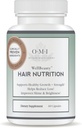OMI WellBeauty Hair Nutritie, supliment de crestere a parului pentru femei, dovedit clinic pentru a reduce pierderea parului, Doctor Formulat pentru parul mai gros mai puternic cu Keratina, Biotina, Zinc, 1 flacon, 1-mo de aprovizionare