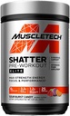 Pre Workout pulbere MuscleTech Shatter Pre-Workout Pre-Workout Pulbere pentru bărbați și femei PreWorkout Energetic Drink Mix Sports Nutriție Produse Pre-Workout Rainbow fructe bomboane (20 serviri)