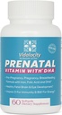 Vidalocitate Vitamine prenatale pentru femei, Capsule multivitamine: Omega 3 Ulei de pește (EPA/DHA), Magneziu, Folat, Vitamina D3, C, Vitamina B12, B6, Vitamina A, K & Zinc, 60 Conte (60 zile de aprovizionare)