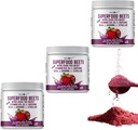 Superfood Beets Powder, 10.59oz (Pachet de 12) - Beetroot Powder Organic Beet Root Blend with Green Tea & Berry Flavor, Non-GMO, Plant-Based Drink Mix