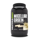 NutraBio Casein Pulbere de proteine, Micellar Casien pulbere, 25g Proteina de digerare lenta, vă ajută să vă păstrați complet, de recuperare musculară și creștere, BCAA & EAA, Gluten gratuit, Soy gratuit, 2lb Vanilie