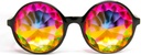 GloFX Xtra Lite Kaleidoscope Glasses | Lightweight Glass Crystal EDM Festival Diffraction Glasses