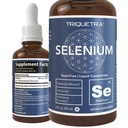 Seleniu - 200 mcg, Selenometionină Formular, 300 Servings - Vegan, Sticla de sticlă, Drojdie liber - Concentrat lichid sublingual - Antioxidant, Sprijină Imunitate, Sănătate tiroidiană (2 oz.)
