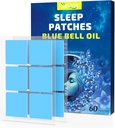 Petice de somn, 60 petice de somn Blue Bell pentru adulți Putere suplimentară, Ingrediente de plante naturale de petice de somn, Skin-Prieten și ultima noapte