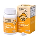 Vitamina C invincibila Renzo pentru copii cu elderberry si zinc, Vitamine pentru copii dissolvabili pentru suport imunitar, 60 Orange-Flavored Melty Tabs