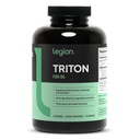 LEGION Triton capsule de ulei de pește - Triple Putere Omega 3 Acidi grași esențiali cu vitamina E și ulei de lamaie pentru absorbție maximă, prospețime și puritate - 2400mg EPA și DHA per servire, 30 Svgs