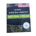 8.5 oz Cream Natural, capacitate mare - Formula toate-naturale - absorbe rapid