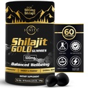 Pure Himalayan Gummies Shilajit 75%+ Acid fuzelian, grad de aur de mare potenta 