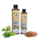 Kalla Organic Flaxseed Sapun Castilia100% Sapun pur Castilia lichid Neem frunze Extract-250ml, Certified Cold Presed Virgin Coconut Ulei, Ceai esential Castilia Gluten mână gratuit