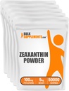 BulkSupplements.com Zeaxantină pulbere - Zeaxanthin Suplimente, din extract de flori Marigold - Gluten gratuit, 100 mg (Zeaxantin 5 mg) per Serving, 5kg (11 lbs) (Pachet de 5)