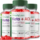 rigoare (Pachet de 3 Pur și simplu Lean Keto + ACV Gummies pentru pierderea in greutate avansata, Supliment alimentar, Putere maximă Gomitas, Advanced Formula Review (180 Gummies)
