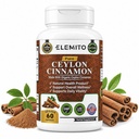 Capsule cu scorţişoară organică, energie, suport cardiac şi metabolic, Pastile cu scorţişoară organică Cerneală Cerneală Cerneală Cerneală Cerneală Cerneală Cerneală Certified, Non-GMO, Vegan, Gluten-Free - 60 capsule