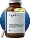 Suplimentul de calciu pe bază de plante ALGAECAL cu vitamina D3 (1000 UI) pentru concentraţia osoasă, conţine 13 minerale care susţin sănătatea osoasă, calciu organic (750 mg) pentru femei şi bărbaţi, 90 Veggie Caps, Made in USA