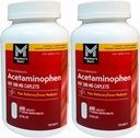 Acetaminofen MegaSize 2Pack (600 Conte Fiecare) 7hm2Dcs