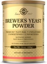 Solgar Brewer's Yeast Powder, 14 oz - Rich Source of Amino Acids, B-Complex Vitamins, Minerals, & Proteine - Natural, Neflavored, Neîndulcit - Dairy Free, Vegetarian - 13 Servings (Pachetul poate varia)