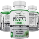 Prostate Complete Herbal Health Supplements for Men, Saw Palmetto Stinging Nettle Pygeum Beta-sitosterol Reishi Shiitake, 90 Count Capsule