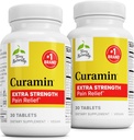 Terry naturale curamina extra puterea - Curcumin & Boswellia pentru suport circulatie sanatoasa - Supliment turmeric pentru a sprijini articulatii, sanatate musculara & Endorphin productie - 30 comprimate (Pachet de 2)