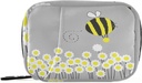 Desen animat Daisy Bee Pill Box 7 zile Pilula caz de călătorie Pilula pungă organizator cu Zipper portabil caz Weekly compact Dimensiune pentru deţinătorul supliment de vitamine