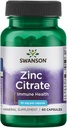 Swanson Zinc 30 Milligrams 60 Capsule