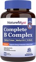 Complex complet B, Toate vitaminele 8 B, Metil B12, Folat de metil, Biotin, P-5-P, Productia energetica extrem de absorbabila, 60 Vegan Caps