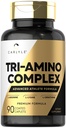 Carlyle Tri-Amino L-Arginină L-Ornithine L-Lysine Supliment 