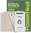 Kit de Bandaj Bioelectric PowerHeal pentru Ingrijirea Granitului si Vindecarea Single Pay, Nu Adeziva include Wound Hydrogel, Poate fi tăiat pentru a se potrivi 