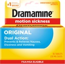 Dramamina Original, Motion Sickness Relief, 36 Count