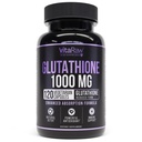 1000 mg Glutationa pentru suport imunitar - 100 mg Complex de absorbţie - supliment lipozomal glutationic redus cu acid lipoic alfa - Booster cerebral, Skin luminos, suport hepatic
