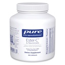Încapsularea pură Ester-C & Flavonoids - Suplimentul vitamina C pentru antioxidanţi - Suport imun şi vascular* cu Calciu & Rutin - Gentle on Digestion - Vegan & Non-GMO - 180 Capsule