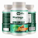 Comprimate de Moringa cu Turmeric și Ginger, 300 pastile, aprovizionare 5 lună, 150 Serving, 1000 Mg pe Serving. O capsulă cu beneficii multiple - susține sănătatea digestivă (pachet de 1)