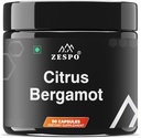 Capsule Citrus Bergamot 90,Supplement 1200Mg Unisex Adulți Ajutor pentru stimularea energiei Vitamina C,45 zile de aprovizionare 2 capsule servi zilnic