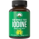 Suplimentul total brut de iod alimentar de la Kelp organic (Ascophyllum Nodosum) de Peak Performance. Potasiu Iodide Support Tablete. pentru metabolice, energie, și imun. 60 capsule Vegane, pastile.