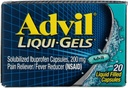 Advil Pain Relieiver/Fever Reductor Liqui-Gels 20 CP - Cumpărați pachete și Salvați (Pachet de 2)