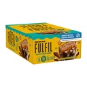 FULFIL Proteine Snack Baruri, Ciocolata sarata Caramel aroma, Gluten Gratuit cu 15g Proteina, Cămar Capse, 12 Conte
