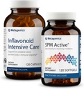 Metagenics Daily Joint Support Duo: SPM Active - 120 Softgels and Inflavonoid IC for Joint Comfort, Tesut Health & Minor Discomfort - 120 Capsule