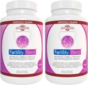 Zilnic Wellness Fertility Blend pentru femei - Suplimente de fertilitate pentru femei, Concepție Fertilitate Vitamine prenatale, Încercarea de a concepe suplimente de progesteron, Ciclu suport Concepție pastile - 2 ambalaj