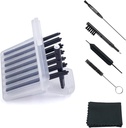 (4 Pachete) Filtrul de Wax Guard (32 Unităţi) Înlocuirea de Wax Cerumen Stop Trape de ceara pentru Phonak, Widx, Unitron şi Resound - 5 piese Audition Aid Accesorii Kit de curăţare cu Carry Case
