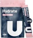 UCAN hydrate Electrolyte Drink Mix (Watermelon, 12 Stickpacks) Zahăr-free, Keto-Friendly, Vegan, Non-GMO, Gluten-Free Electrolit pulbere cu potasiu & Magneziu pentru alergători și sportivi