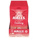 Halls gât soothing (precedent HALLS Breezers) Cremy căpșuni picături de gât, 12 saci de 25 picături (300 picături totale)