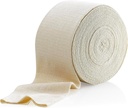Suport elastic Tubular Bandaj dimensiunea C, 10M cutie - Culoare naturală (2,75" X 33 picioare) pentru Bandaj mare suport genunchi -Medium Thigh, bumbac Spandex
